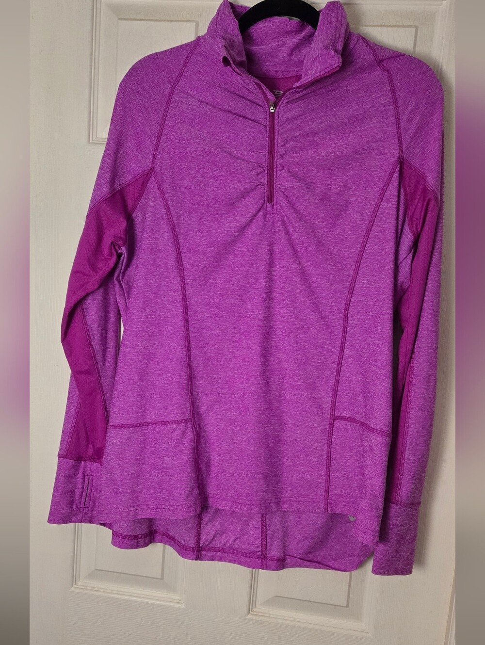 Champion Women's Heather Purple Quarter-Zip Pullover